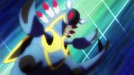Armaldo as seen in the anime (Image via The Pokemon Company)
